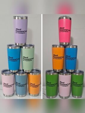 "The Real Housewives Of Poshmark" 20oz Tumbler w/ Lids & Straws- Pick 1